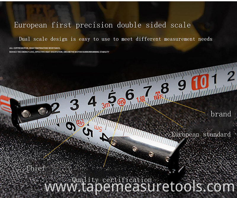 Wear-resistant nylon tape smart measuring tape retractable tape measure
